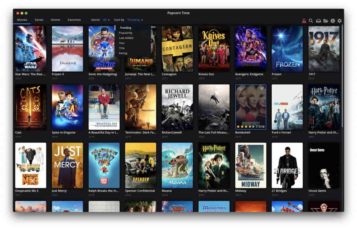 Popcorn Time APK para MacOS/IOS (última version) en tu dispositivo
